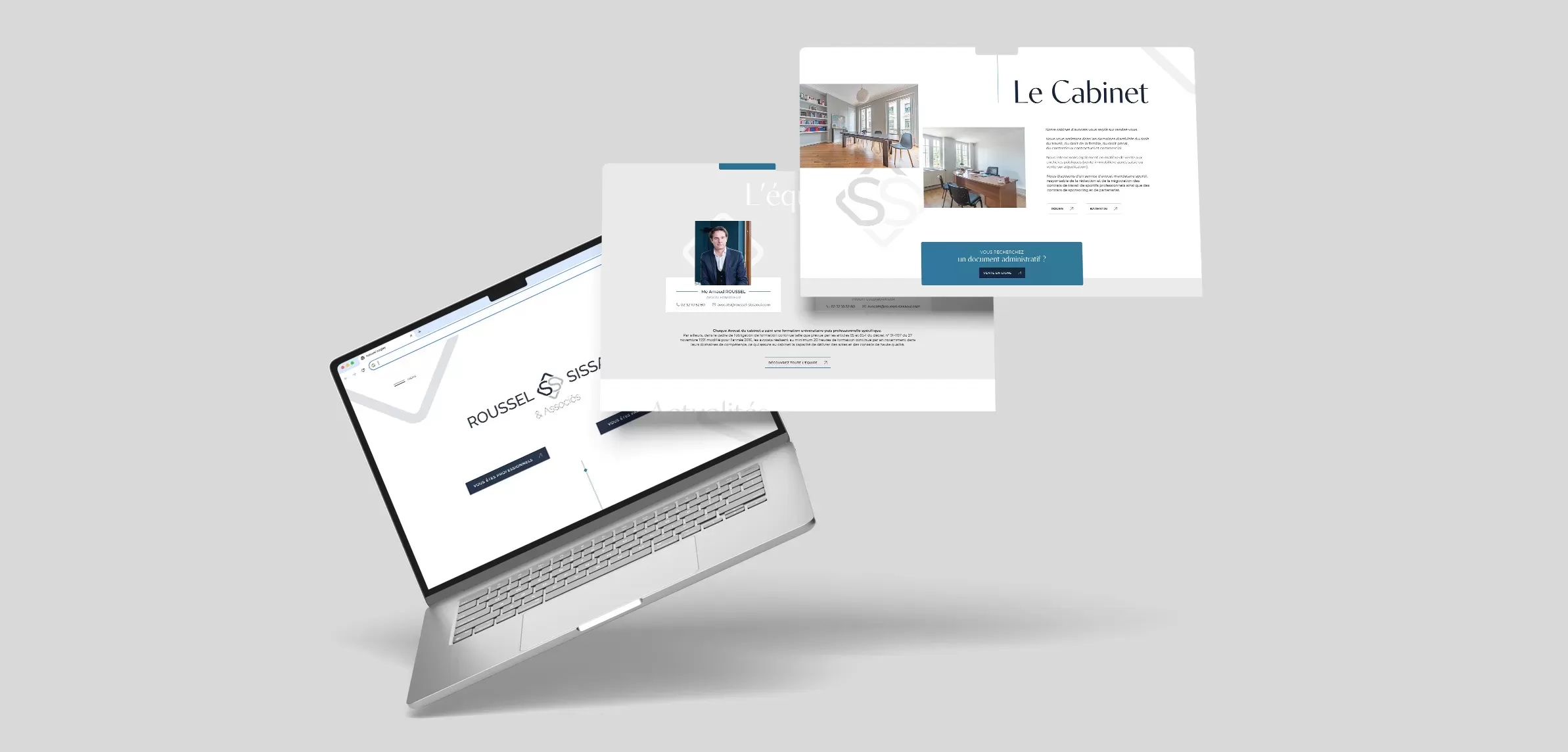 conception du site web du cabinet d'avocats à Rouen